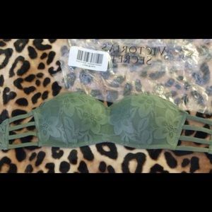 ISO Strapless Victoria’s Secret Pink Lace Bra